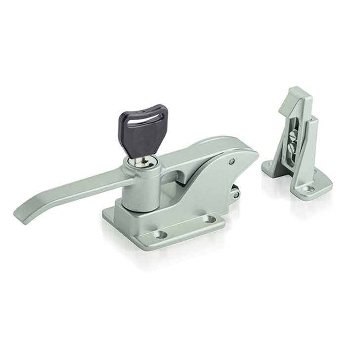 zinc refrigeration lock with handle