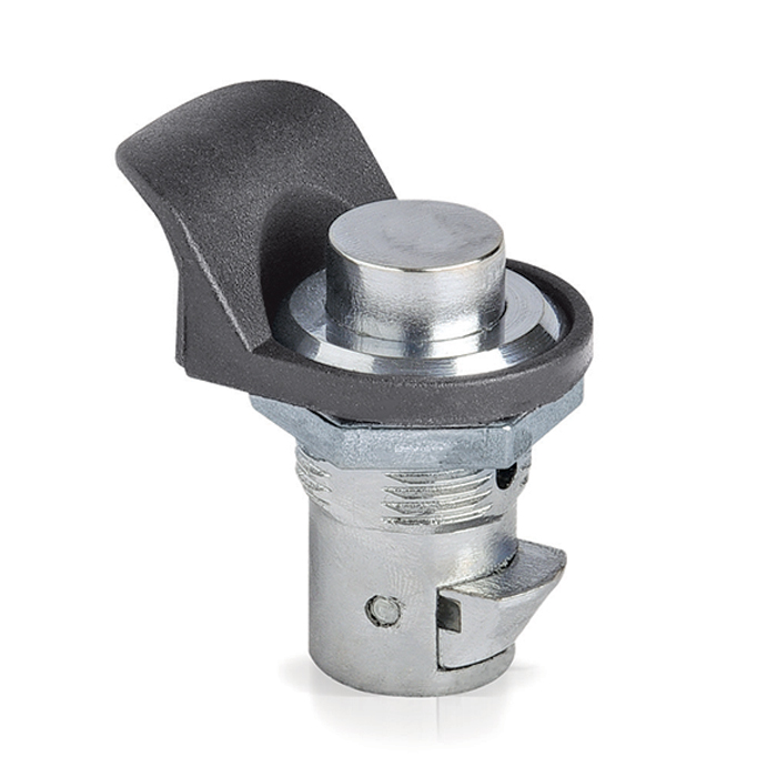 Zinc push & slam lock